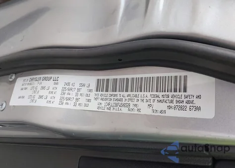 2015 Jeep Cherokee Latitude из США, поврежденный, VIN 1C4PJLCS6FW506528